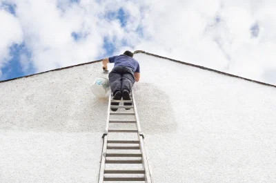 Peinture extérieure au Grais — façades et ravalement